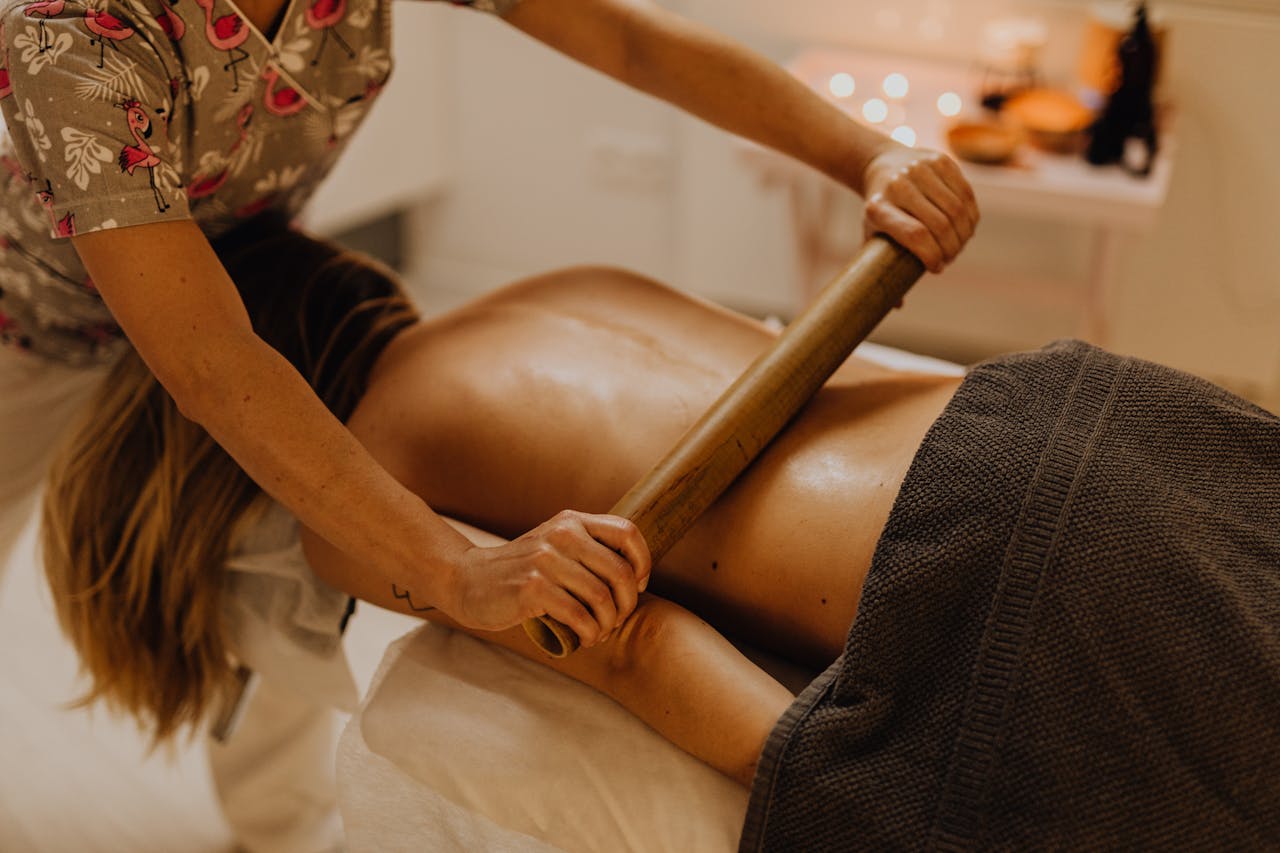 services-02 Experience a soothing bamboo massage in a serene spa setting for ultimate relaxation.